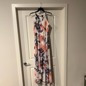 Mel rose high low floral maxi dress